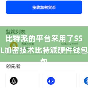 比特派的平台采用了SSL加密技术比特派硬件钱包