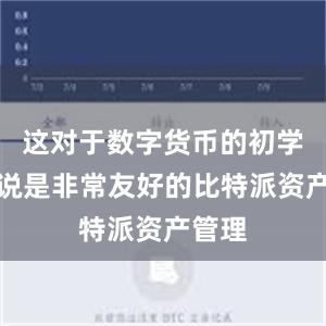 这对于数字货币的初学者来说是非常友好的比特派资产管理