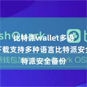 比特派wallet多语言版下载支持多种语言比特派安全备份